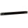 WP 1U brush type cable, Black  RAL 9005