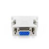 Gembird DVI-I (Dual Link) - VGA White adapter