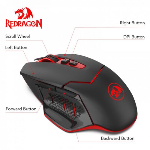 Redragon Mirage Wireless Gaming Mouse Black