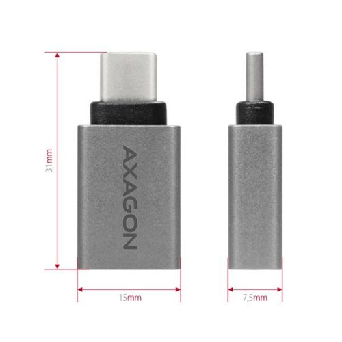 AXAGON RUCM-AFA USB-C 3.1 M > USB-A F