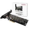 AXAGON PCEM2-D PCIe NVMe+SATA M.2 Adapter