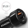 AXAGON PWC-QC5 QC3.0 + 2.4A Car Charger Black