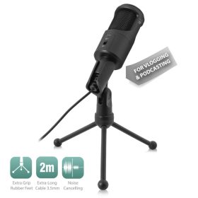   Ewent EW3552 Multimedia Microphone with noise cancelling Black
