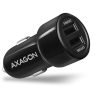 AXAGON PWC-5V5 2.4A + 2.4A Car Charger Black