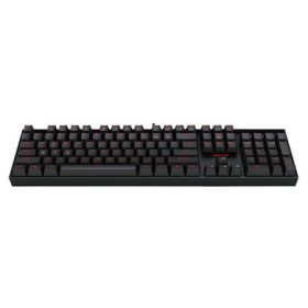   Redragon Mitra Red LED Wired Mechanical Gaming Keyboard Blue Switch Black HU