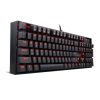 Redragon Mitra Red LED Wired Mechanical Gaming Keyboard Blue Switch Black HU