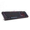 Redragon Mitra Red LED Wired Mechanical Gaming Keyboard Blue Switch Black HU