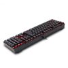 Redragon Mitra Red LED Wired Mechanical Gaming Keyboard Blue Switch Black HU