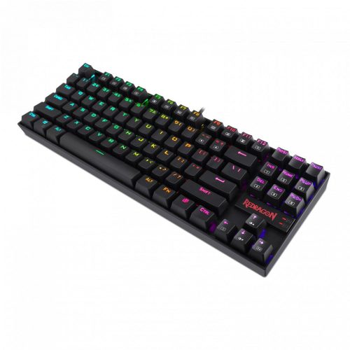 Redragon Kumara Wired Mechanical Gaming Keyboard Brown Switch Black HU