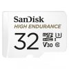 Sandisk 32GB microSDHC High Endurance  Class 10 CL10 U3 V30 + adapterrel