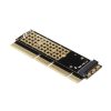 AXAGON PCEM2-1U PCIE NVME M.2 x16/x8/x4 M-Key slot adapter