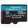 Kingston 128GB microSDXC Canvas Go! Plus Class 10 170R A2 U3 V30 Card adapter nélkül