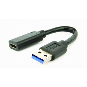  Gembird A-USB3-AMCF-01 USB 3.1 AM to Type-C female adapter cable 10cm Black