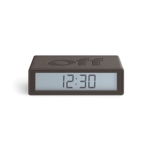 Lexon Flip+ LCD Alarm Clock Black