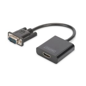Digitus VGA to HDMI Converter + Audio (3.5mm) Black