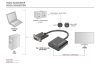 Digitus VGA to HDMI Converter + Audio (3.5mm) Black