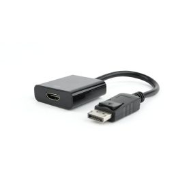 Gembird DisplayPort to HDMI adapter cable Black