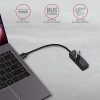 AXAGON HUE-M1A SuperSpeed USB-A Mini Hub 4-Portos USB3.2 HUB Metal black