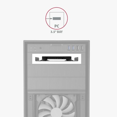 AXAGON RHD-125S 2.5" SSD/HDD Bracket into 3.5" bay Silver
