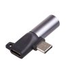 Akyga AK-AD-62 USB type C / USB type C / Jack 3.5mm Adapter Black