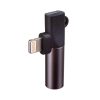 Akyga AK-AD-63 Lightning / Lightning / Jack 3.5mm Adapter Black