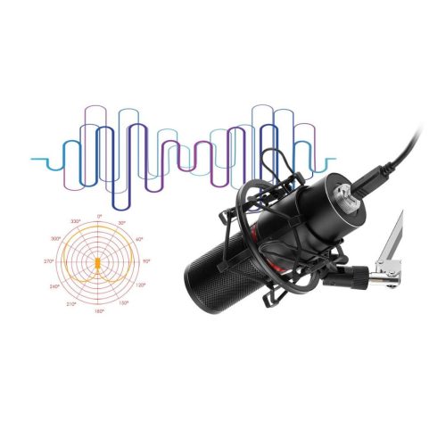 Redragon Blazar Gaming Stream Microphone Black