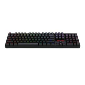   Redragon Mitra RGB Wired Mechanical Gaming Keyboard Red Switch Black HU