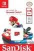 Sandisk 128GB microSDXC Class 10 UHS-1 U3 A1 For Nintendo Switch adapter nélkül