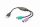 Gembird USB to PS/2 Converter Cable 0,3m Black