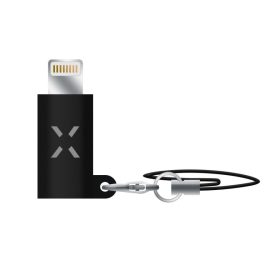   FIXED FIXA-ML-BK adapter töltő és adatkábel microUSB - Lightning, fekete