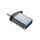 FIXED USB-C - USB-A átalakító, aluminum, szürke
