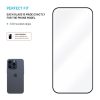 FIXED teljes képernyőt védő 2,5D edzett üveg Samsung Galaxy A12 telefonhoz, fekete