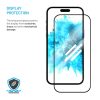 FIXED teljes képernyőt védő 2,5D edzett üveg Samsung Galaxy A12 telefonhoz, fekete