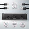 AXAGON ADSA-M2C SuperSpeed USB-C 10 Gbps Dual NVMe M.2 SSD Clone Master Dock