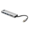 ACT AC7050 USB-C Hub 3 port with CardReader Grey