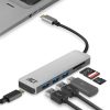 ACT AC7050 USB-C Hub 3 port with CardReader Grey