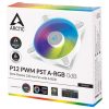 Arctic P12 PWM PST A-RGB 0dB Fan White