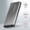 AXAGON EEM2-SG2 SuperSpeed+ USB-C - M.2 NVMe & SATA SSD RAW box Grey