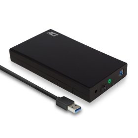   ACT AC1405 USB3.2 3,5" Hard Drive Enclosure Screwless Design Black
