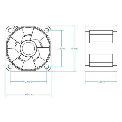 Arctic S4028-6K 40mm Server Fan