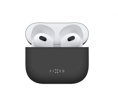 FIXED Silky szilikon tartótok az Apple Airpods 3-hoz, fekete