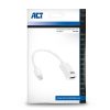 ACT AC7525 Mini DisplayPort male to HDMI-A female adapter 0,15m White