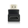 ACT AC7570 HDMI adapter HDMI-A male - HDMI-A female, angled 90° down Black