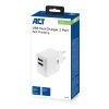 ACT AC2125 2-Port USB Charger 30W including 1 Quick Charge 3.0 port White