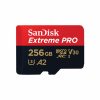 Sandisk 256GB microSDXC Class 10 U3 V30 A2 Extreme Pro + adapterrel