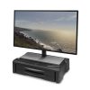 ACT AC8215 Monitor stand extra wide with two drawers adjustable height