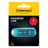 Intenso 4GB Rainbow Line USB2.0 Blue