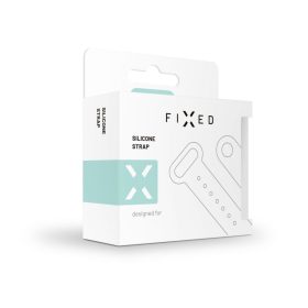   FIXED Szilikon szíj Xiaomi Band 7/ Mi Band 6/ Mi Band 5 okosórákhoz, fekete