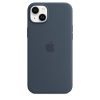 Apple iPhone 14 Plus Silicone Case with MagSafe Storm Blue