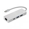 Hama USB 3.2 GEN1 TYPE-C HUB (2 USB, 1 USB TYPE-C) +LAN